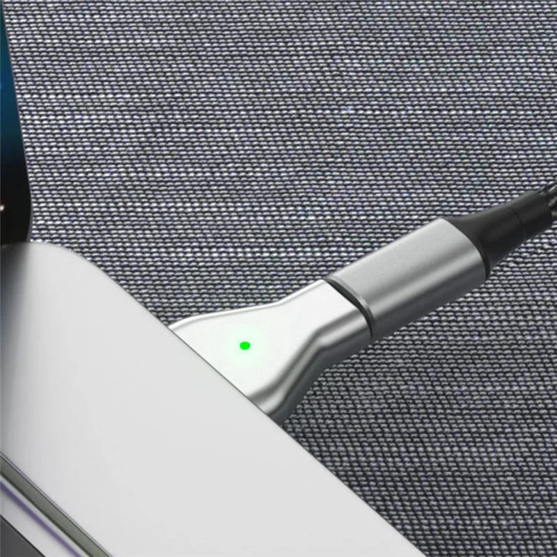 محول مغناطيسي PD لأجهزة MacBook Air Pro ، سبيكة ، USB ، نوع C ، مؤشر LED ، شحن سريع ، محول قابس ، Magsafe 2 ، W