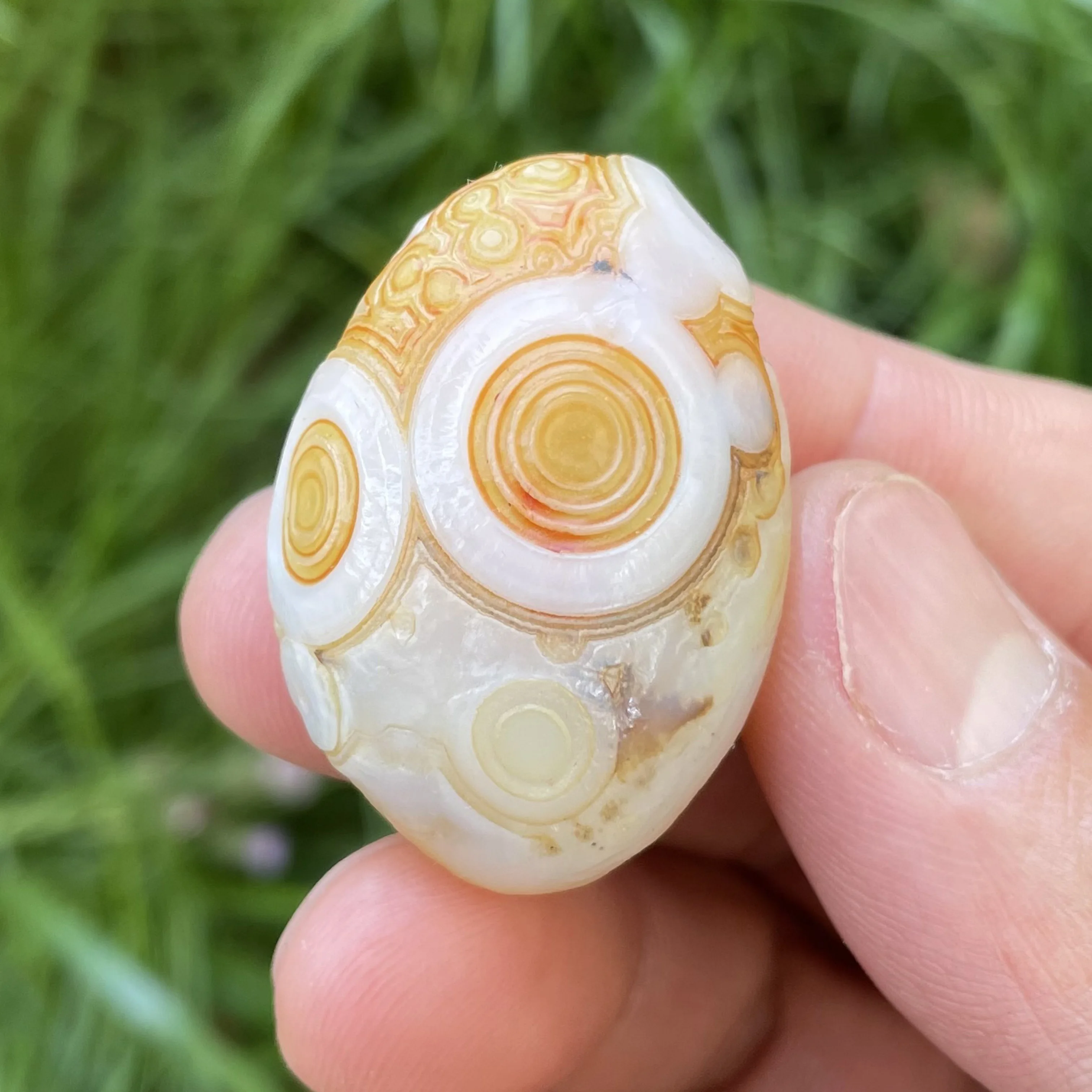 Natural Orange Sardonyx Gobi Agate Alxa Eye Rock Mineral Specimen Energy Crystal Chakra Reiki Healing Stone Home Decor AC1-18