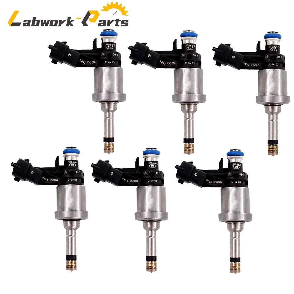 6Pcs Fuel Injectors 12638530 For 2010-2011 Buick Enclave Lacrosse Chevy 3.6L V6