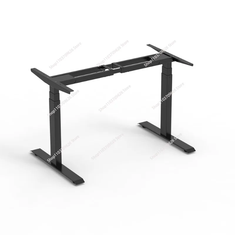 Dual Motor Electric Adjustable Standing Computer Desk for Home and Office  (Black Frame only)