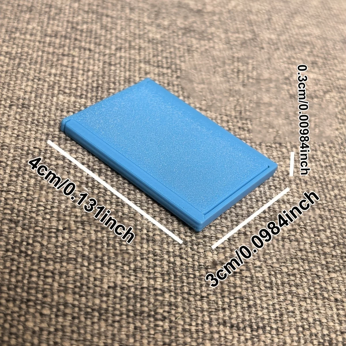 [Designed to be secure] Portable Mini SIM Card Storage Box | Shockproof, Dustproof | Securely Holds Phone's SIM & Memory Cards