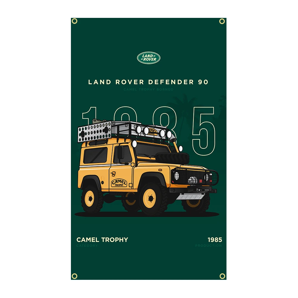 90X150cm Camel Trophy ADVENTURE TRAVEIS Flag Polyester Printed Garage Decoration Banner Tapestry