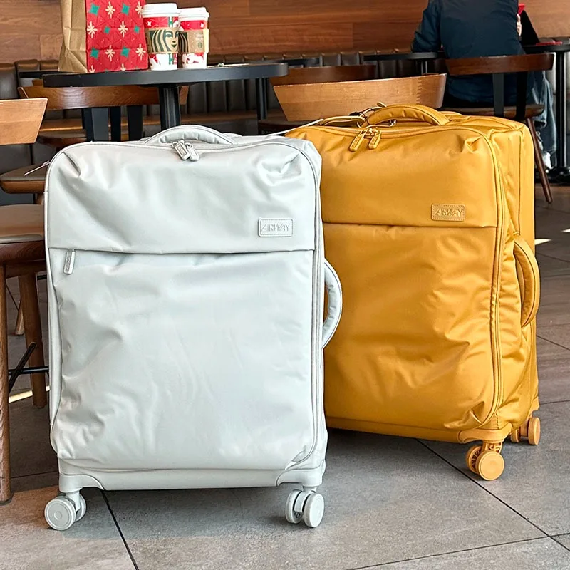 

Сверхлегкий женский чемодан из ткани быка Lage для ручной клади, 20-дюймовая дорожная сумка Pullman, маленькая Lage Faionable, модная