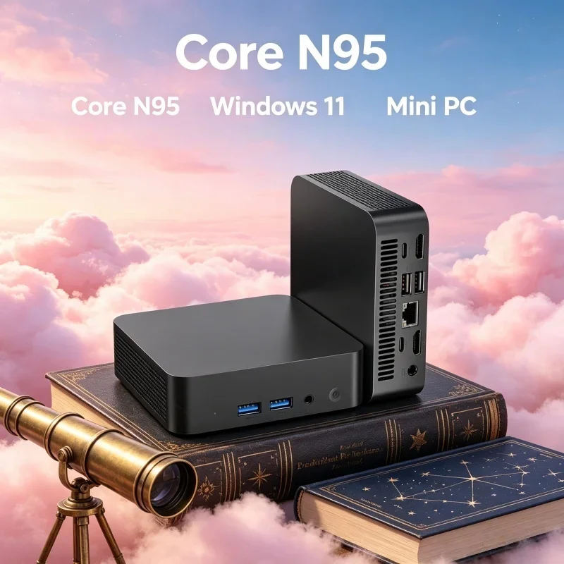 

Windows 11 Pro Mini PC WiFi6 BT5.2 Core N95 32GB RAM 1TB/2TB SSD 4K HD Office Gaming PC, Worthy with 3 Years Warranty