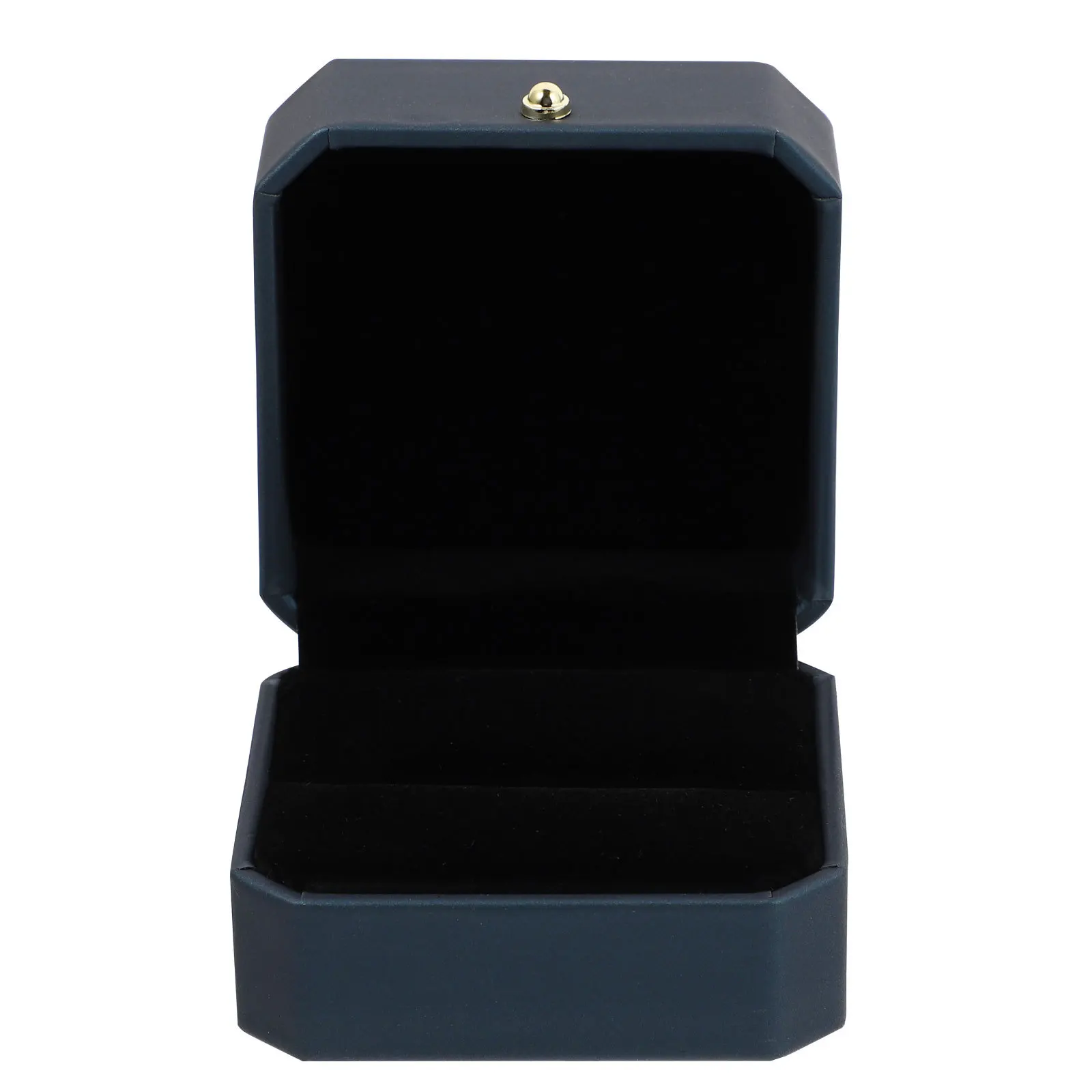 Jewelry Box PU Portable Ring Storage Case Practical Secure Jewelry Packaging Box Multipurpose Stylish Storage Container