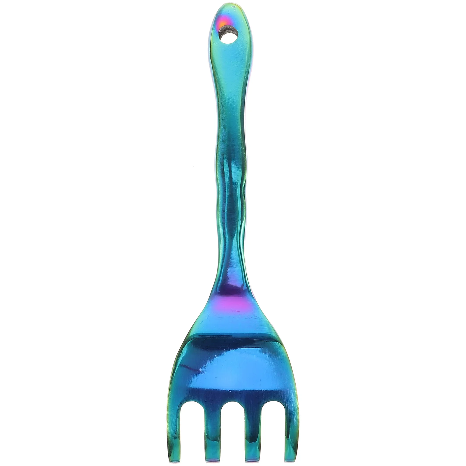 

Wave Shank Four-claw Rake Hand Weeding Tool Gardening Small Outdoor Magnesium Aluminum Alloy Durable Multi-purpose for Digging