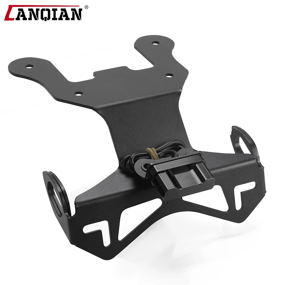 2020-2025 Motorcycle License Plate Holder With Light For Honda CRF1100L Africatwin CRF 1100 L Africa Twin Adventure Sports 2024