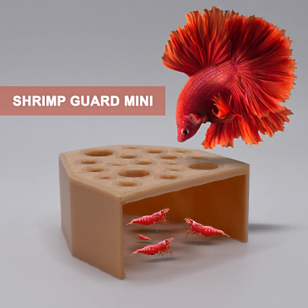 

SHRIMP CAVE MINI SHRIMP GUARD TO PREVENT PREDATOR FISH. ULTIMATE BREEDING PROTECTION FOR SHRIMP IN BETTA TANK