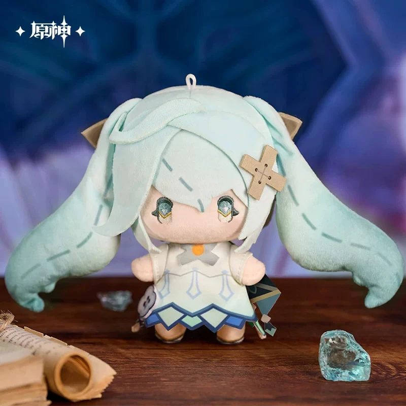 Llavero de Peluche Oficial de Genshin Impact con Personaje de Anime Faruzan, Personaje Compañero para Resolver Puzzles, Artículo Decorativo de Regalo