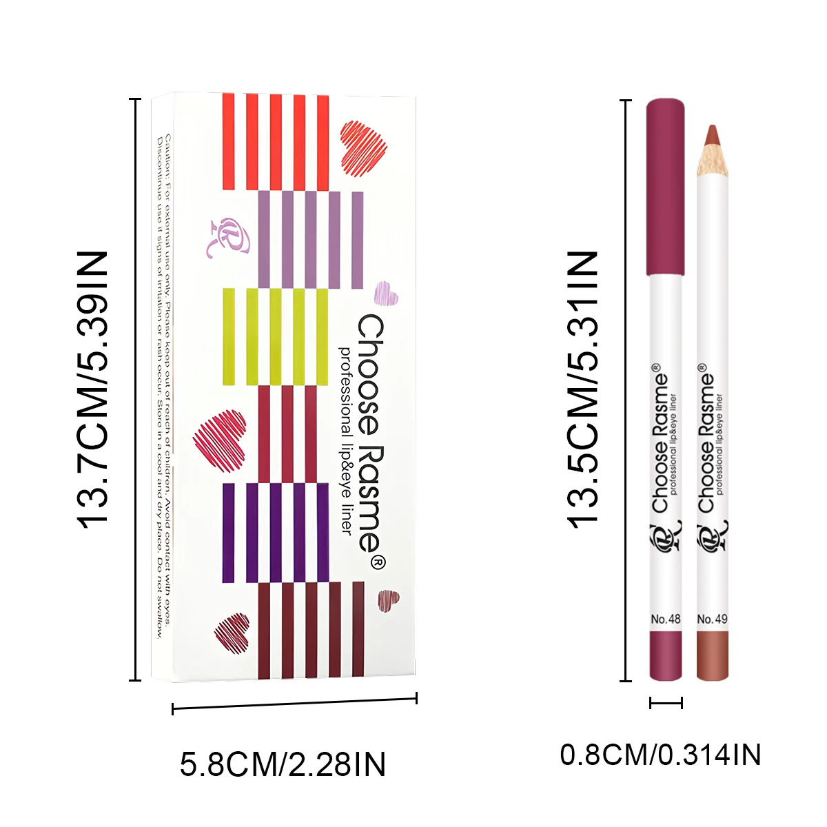 Set di 6 rossetti a lunga durata con matita professionale per labbra e lucidalabbra opaco per le donne, regali di San Valentino