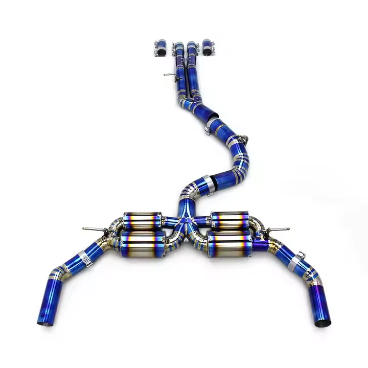 

Yooking Exhaust For Audi RS3 2.5T 2017-2023 Valvetronic Exhaust Four Muffler Design Titanium Pipe Cat Back
