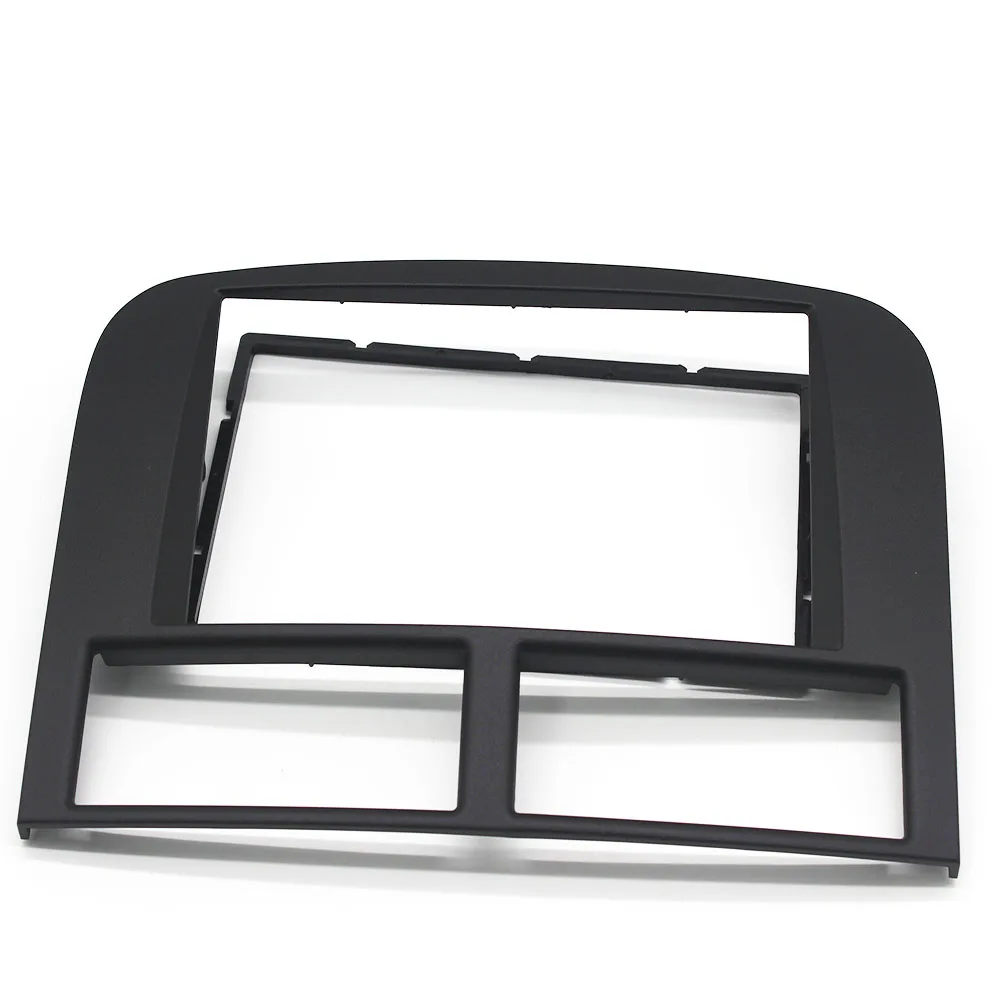 2DIN Car Radio Fascia for Jeep Grand Cherokee 1999-2005 Panel Dash Kit Trim Plate Stereo Console Cover Bezel Adapter