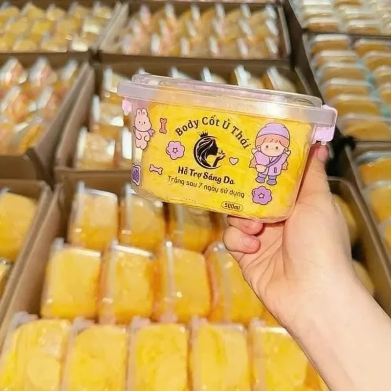 

BODY COT U THAI TRANG Vietnam Kem Body Cot U Тайский отбеливающий увлажняющий осветляющий крем для тела, бутылка 500 г