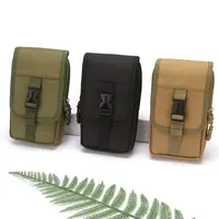 Waterproof Outdoor Tactical Waist Bag Molle Nylon Fanny Pack Double Layer EDC Pouch for Men Phone Camping  Hunting