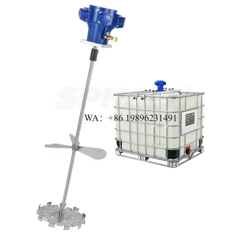 Wmwmnu for SPRALL Portable Industrial Liquid Motor Detergent Soap Mixer Blender Paste Pneumatic Mixing