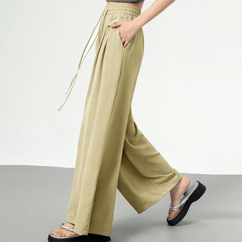 

Comfortable Daily Wear Pants Casual Pants Ladies Casual Pants Casual Wide Leg Brand New Condition Comfortable Daily Wear