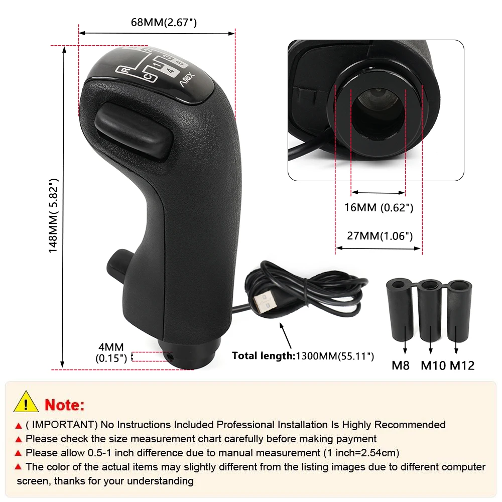 Manopola del cambio del simulatore di marcia USB per PC per Logitech G29 G27 G25 Manopola del cambio USB per giochi di simulatore di camion Scania