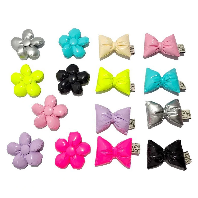 Fashion Exquisite Cute Shoe Charms For Women Girls Creative Colorful Bow Flower Shoe Accessories DIY Shoe Decoration Gifts