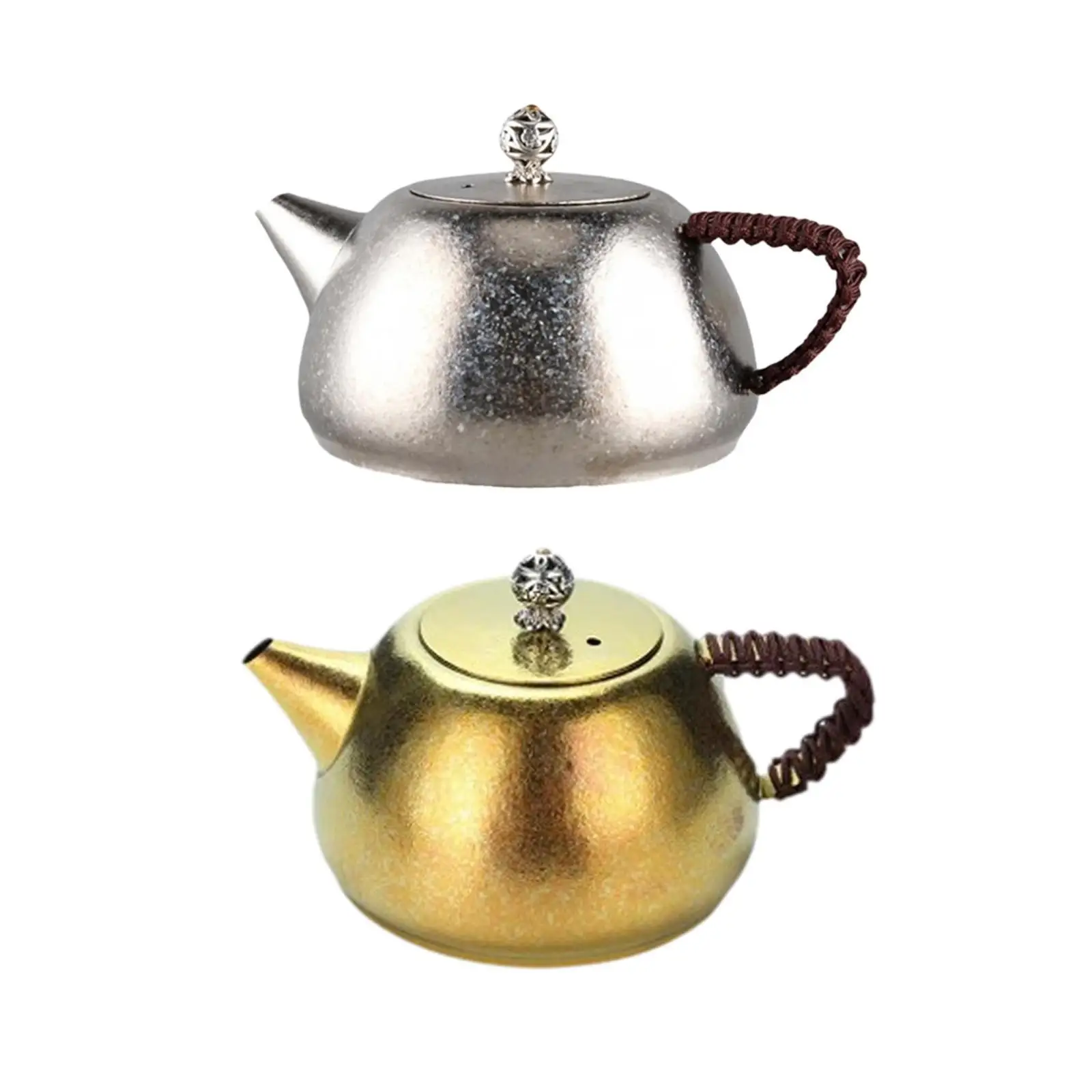 

Household Titanium Teapot Sturdy Easy Carrying Kung Fu Teapot Handmade for Tea