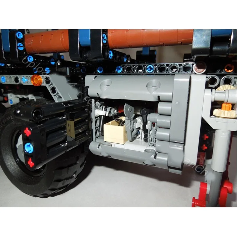 MOC-32338 シティモダン貨物輸送木製トレーラービルディングブロックモデル 1320 パーツ男の子と子供の誕生日おもちゃギフト