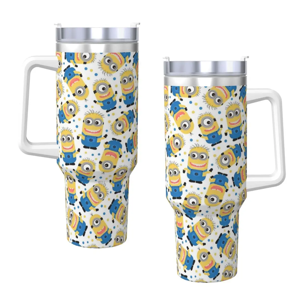 Stainless Steel Tumbler M- Minions Thermal Mug Insulated Cold and Hot Mugs Cup Travel Design Water Bottle