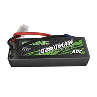 OVONIC 3S Lipo Battery 80C 5200 mAh 11.1 V  with EC5 Plug Hard Case for RC Car Monster Truck RC Truggy Buggy RC Truck Hobby (1PP