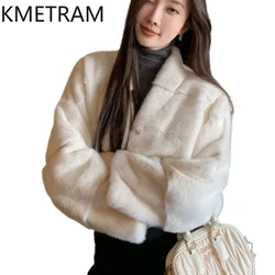 Natural Mink Fur Jacket Luxury Short Fur Coat Women High Quality Jackets for Winter 2024 Fashion Womans Clothing шуба женская