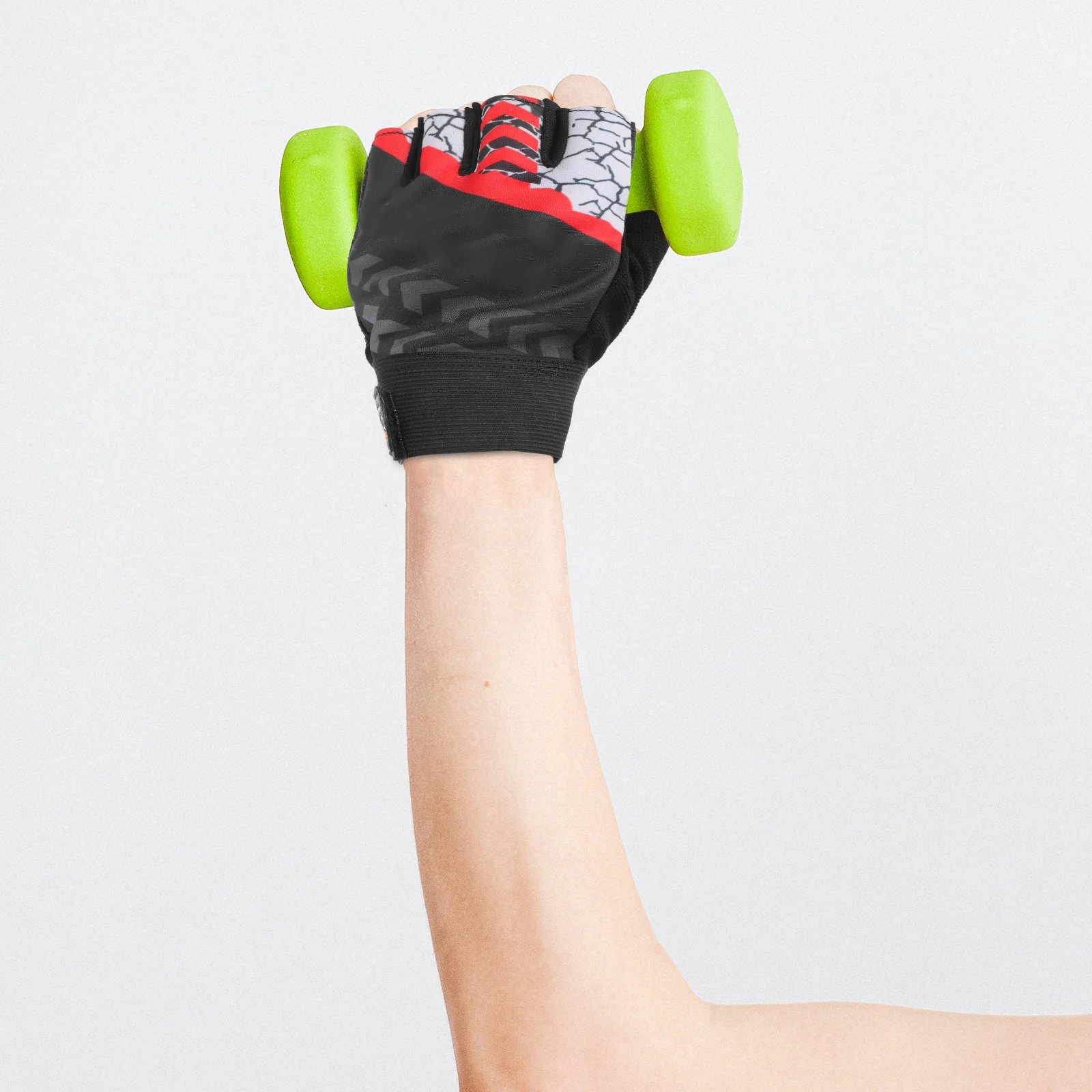 

1 Pair Anti-Slip Bike For Adults Fingerless Cycling Breathable Fitness Riding Gloves Outdoor Sports Accessory Protective Fishing