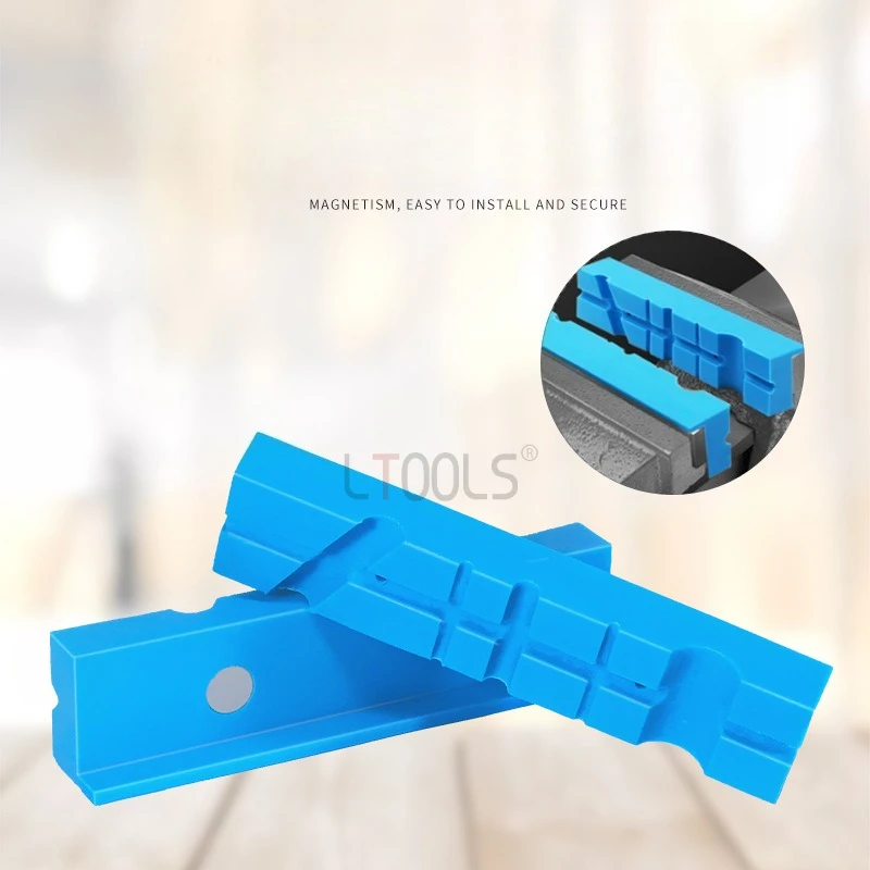 

Tiger Pliers Magnetic Protective Strip Convenient Jaw Protection Soft Sleeve Durable Plastic Fixing Fixture Sculpting Tools 1set