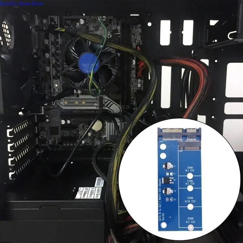 D0UA M.2ハードディスクアダプターSATA3カードM.2コンバーターM.2 SATA3ハードディスクカードリーダー