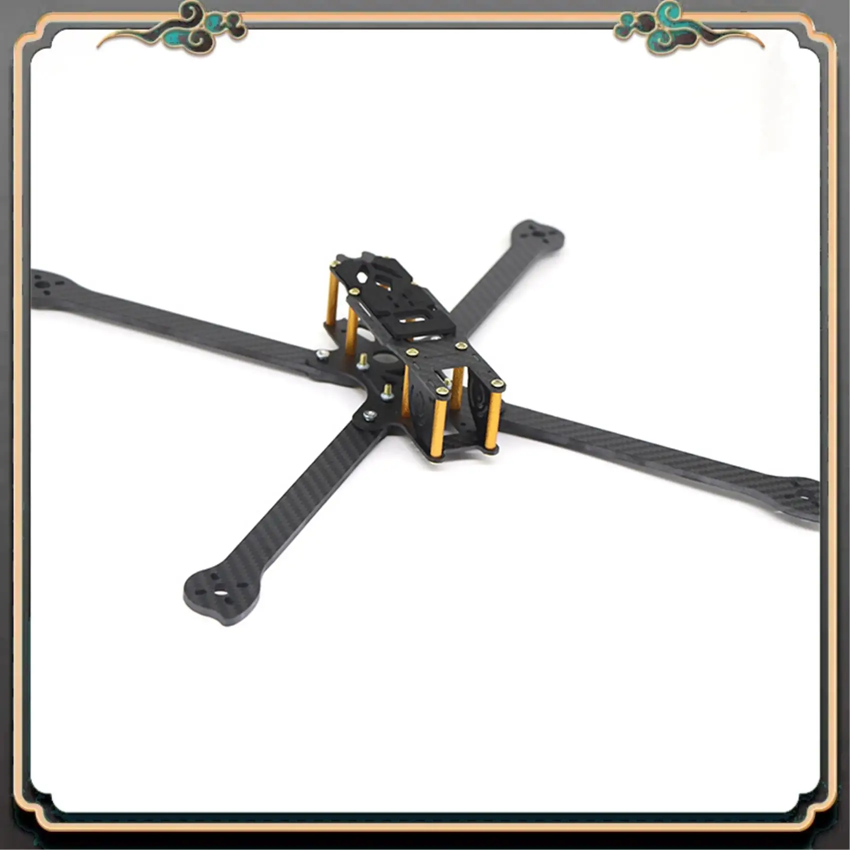 ASMA-For XL9 9 بوصة طقم إطارات من ألياف الكربون رف 390 مللي متر قاعدة العجلات دعم 2212 2213 2216 محرك لطائرة بدون طيار FPV كوادكوبتر سهلة Insta