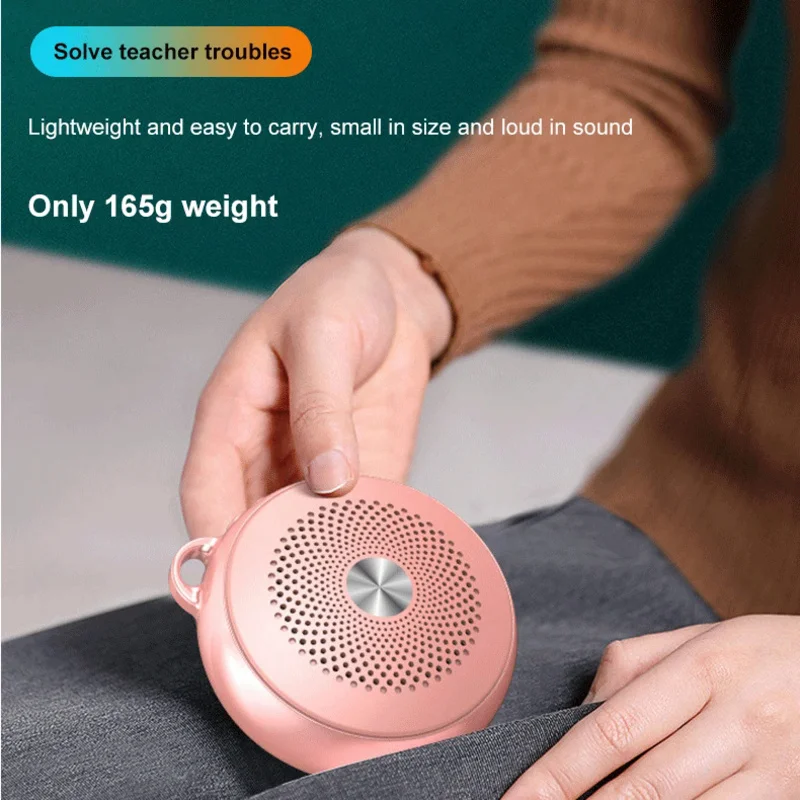 Portable Mini Megaphone High Power Voice Amplifier Wireless Multifunctional Personal Display Speaker with Microphone for Teacher