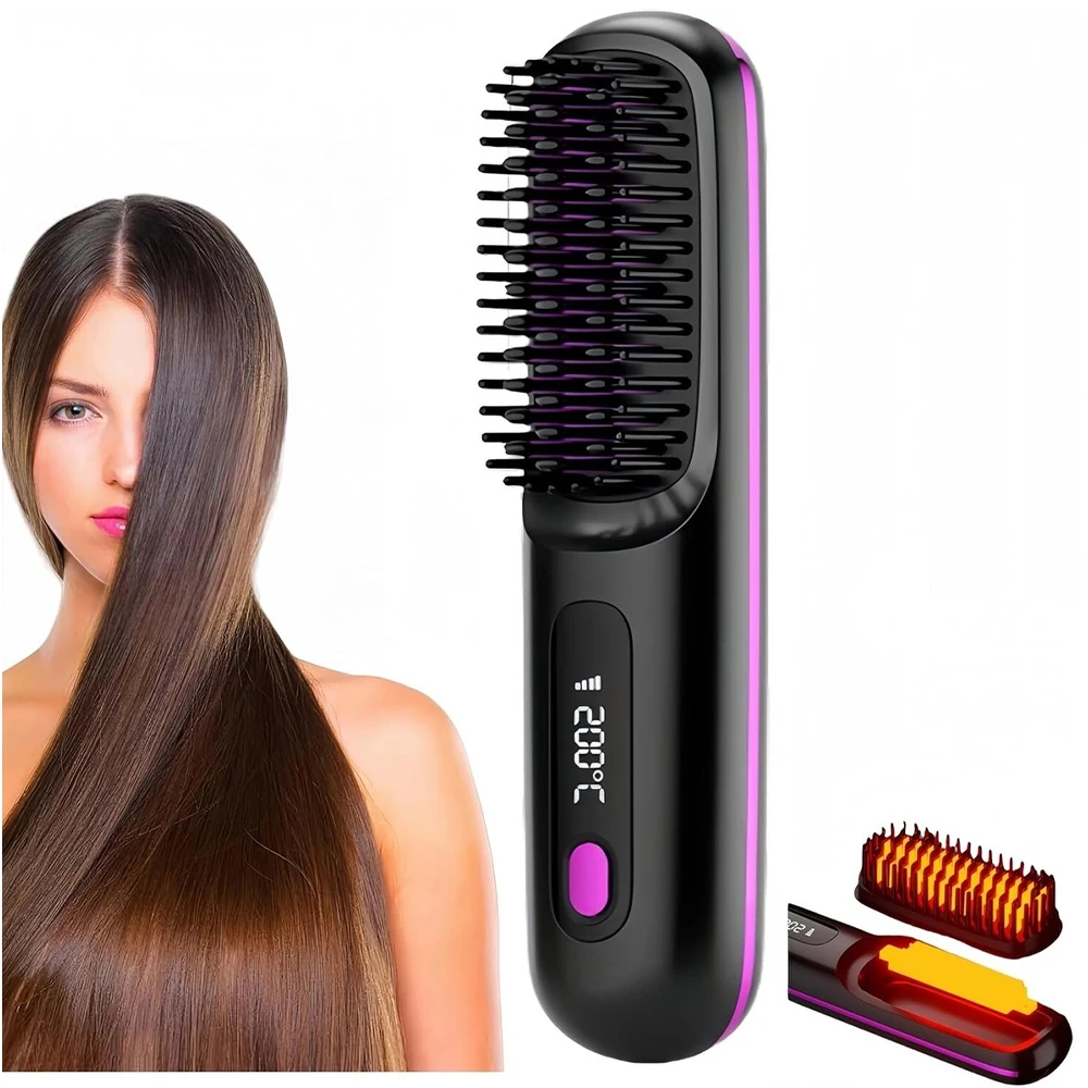 escova-5-em-1-sem-fio-bivolt-alisa-hidrata-modela-alinha-e-anti-frizz-para-cabelos-lisos-e-ondulados