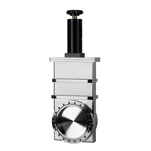 CC-400B  Ultra High Vacuum Manual Gate Valve Leak-Proof Industrial Shut-Off Plug-In Valve