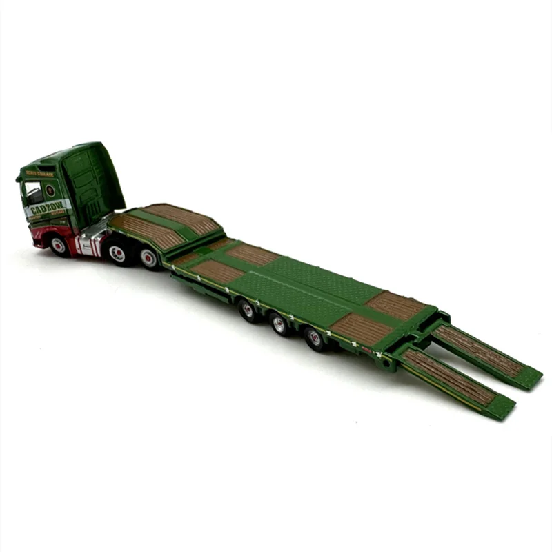 1:148 Scale Diecast Alloy Green FH4 Truck Trailer Toys Cars Model Classic Adult Souvenir Gifts Static Display Desktop Decoration