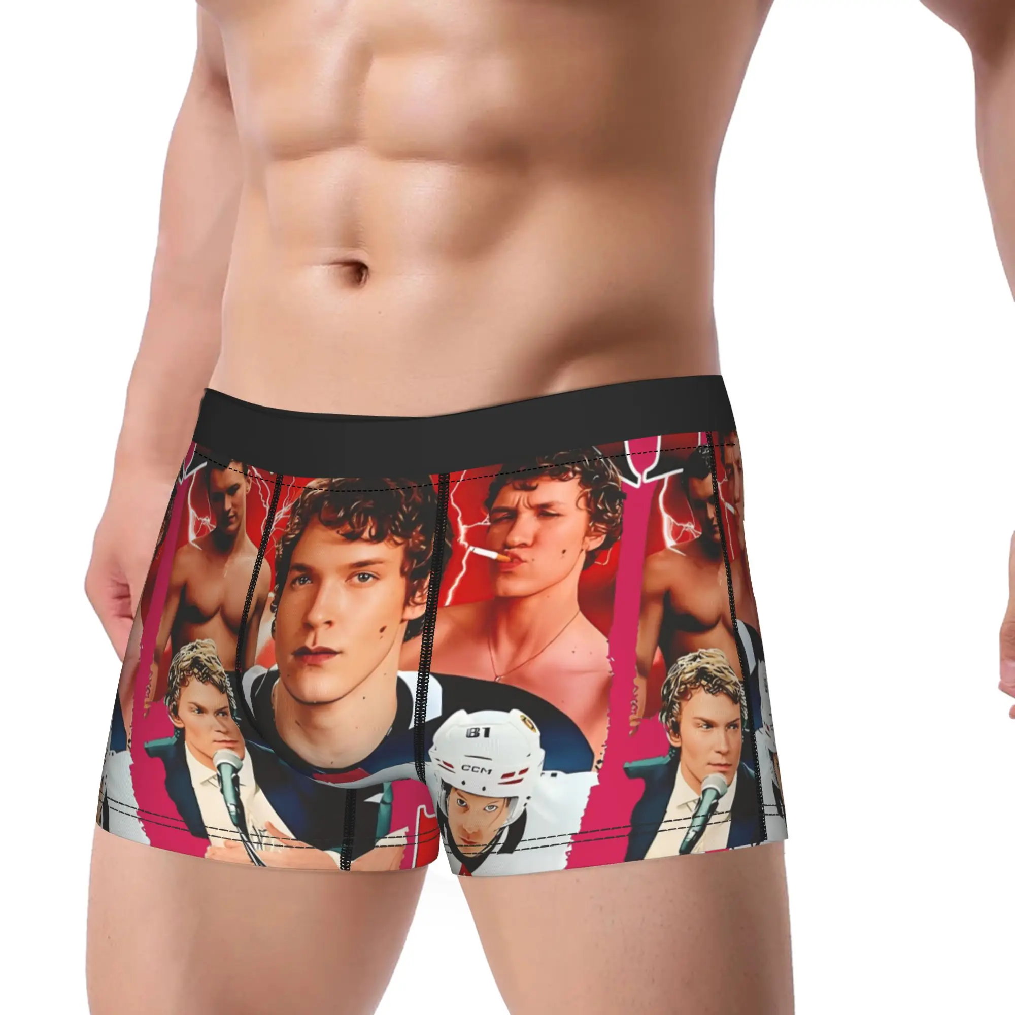 

Мужские трусы-боксеры, шорты с подогревом, Rivalry Hockey, дышащее нижнее белье Ilya Rozanov, мужские забавные трусы больших размеров