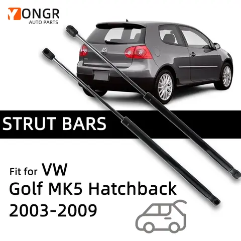 폭스바겐 골프 MK5 해치백 2003-2009 리어 트렁크 가스 스프링 쇼크 리프트 스트럿 페어 스트럿 서포트 바 압력 로드 1K6827550F