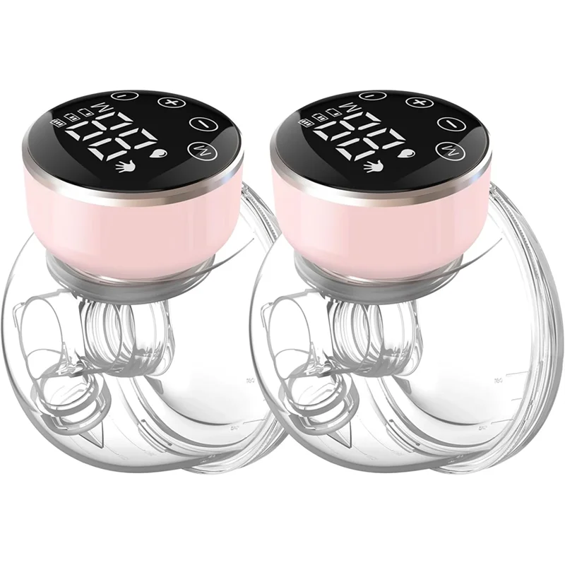YSUN-LED Display,Portable Electric Breast Pump, Wearable Design 3 Modes 9 Levels Low Noise, 24 Mm Flange,2 Pcs Included