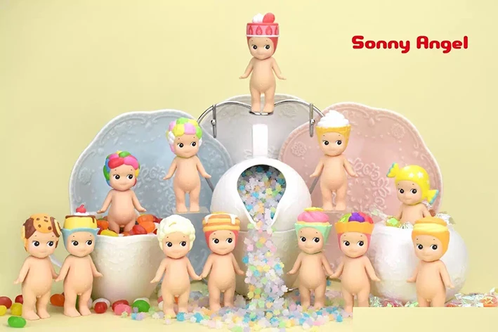 Sonny Angel กล่องตาบอด Hippers Candy Series Surprise กล่องมินิอะนิเมะรูปเครื่องประดับตุ๊กตาแฟนเด็กวันเกิดคริสต์มาส...