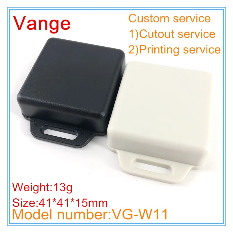 Vange sensor enclosure 41*41*15mm ABS plastic instrument case diy