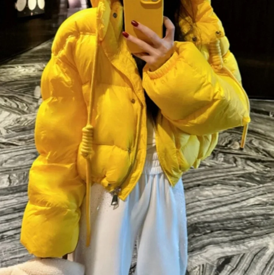 

Puffer Parkas Apparel Womens Smooths Appearance Evens Look Flattens Visual Levels Image Equalizes Display Balances Slim Turn Ins