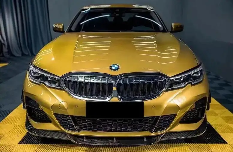

Real Carbon Fiber Front Bumper Lip Rear Diffuser Spoiler Trunk Side Skirt Cover For BMW G20 3 Series 2019 - 2023 Body Kit
