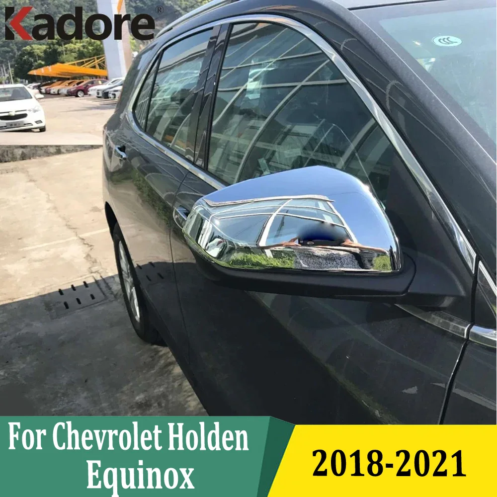 

For Chevrolet Holden Equinox 2018 2019 2020 2021 Chrome Side Door Rearview Mirror Cap Cover Trim Car Exterior Accessories