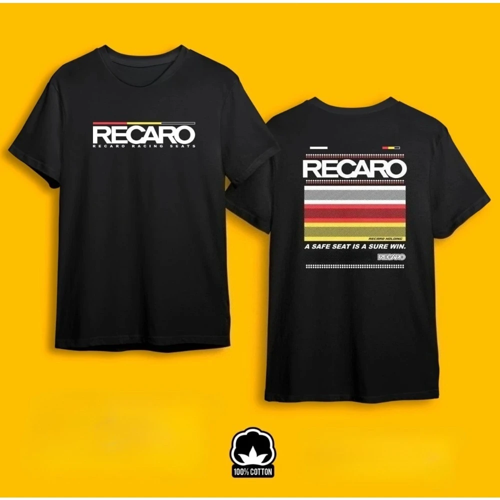 

2025 New Summer Car Racing Black Heavy Duty Graphics 100% Cotton Casual Short Sleeve T-Shirt Fun Oversize Big Plus Y2k Clothing