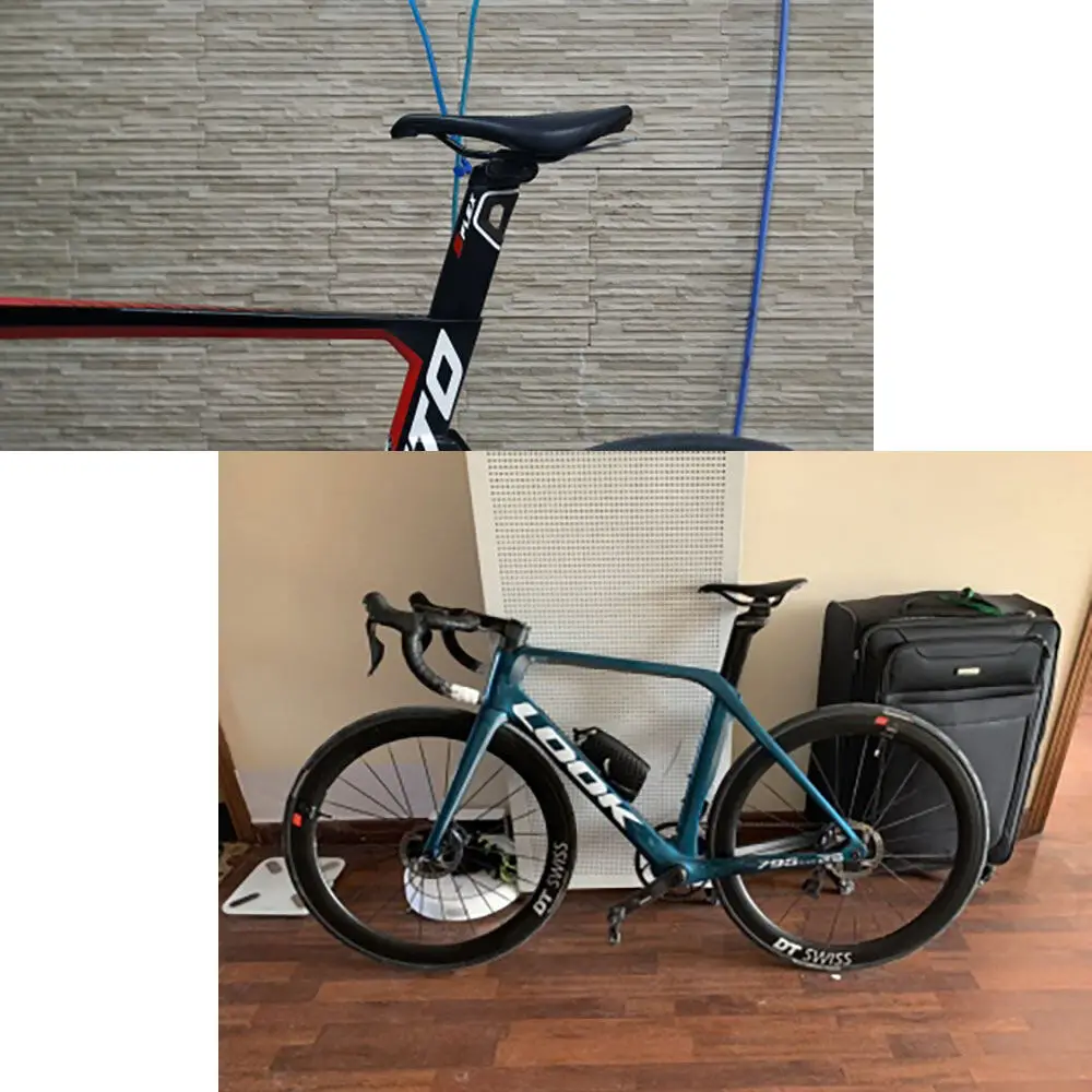 Carbon Sattel MTB/Rennrad Sattel super leichte Leder Carbon Kissen 7x9mm Rennrads itz 240*155mm – Detail 11