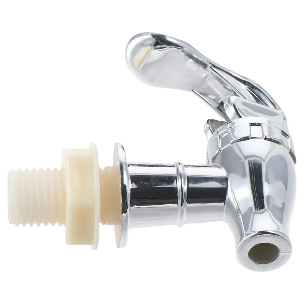 16mm Size Wine Bottle Faucet Leak Proof Electroplating Finish Drink Dispenser Faucet Push Style Plastic Material