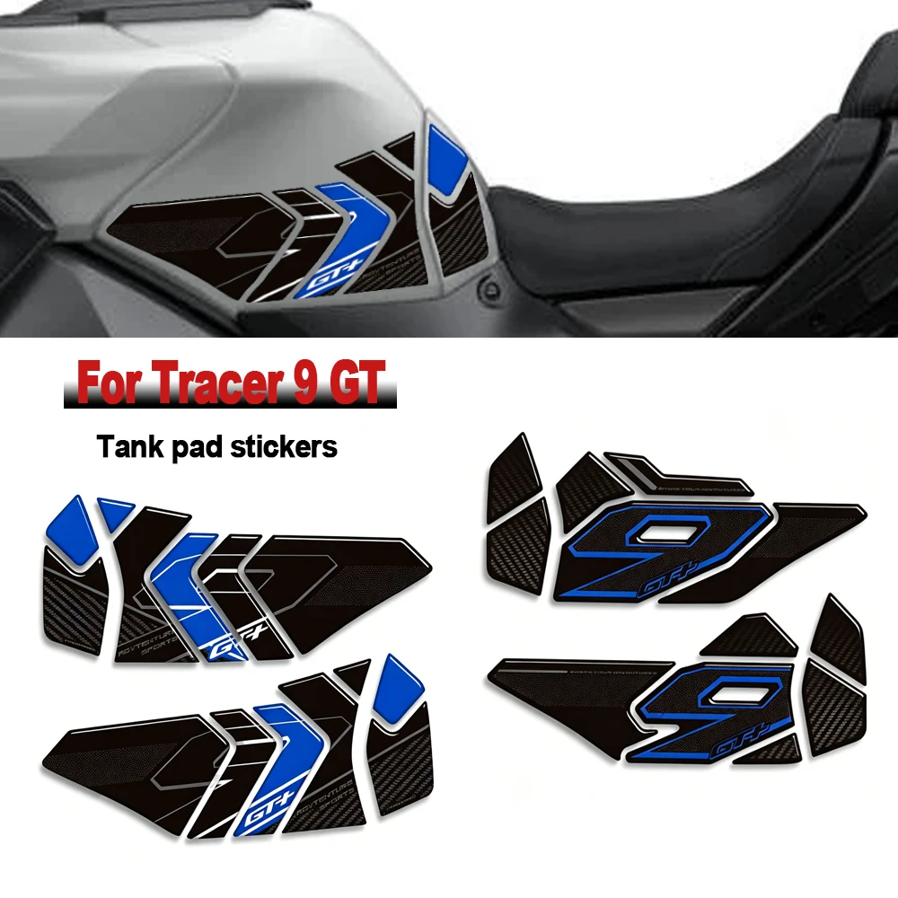 

For Tracer 9 GT 9GT + 9GT+ 2025 2026 Motorcycle Protector Tank Pad Grips Gas Fuel Oil Kit Knee 3D Stickers Decals