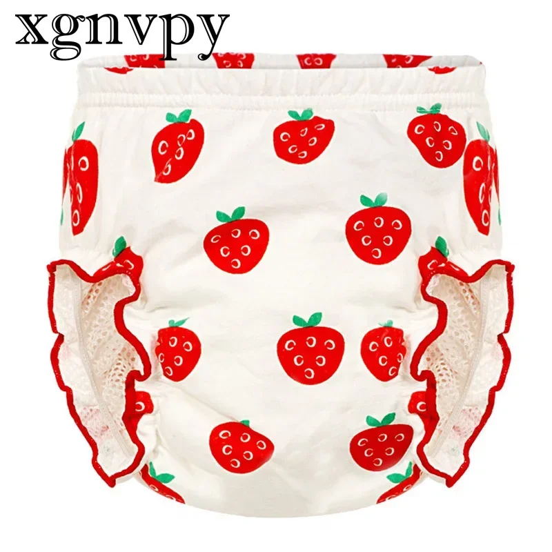 Xgnvpy Potty Training Pants para bebês, algodão reutilizável, lavável, noite fralda calcinha, WC fraldas para crianças meninos e meninas