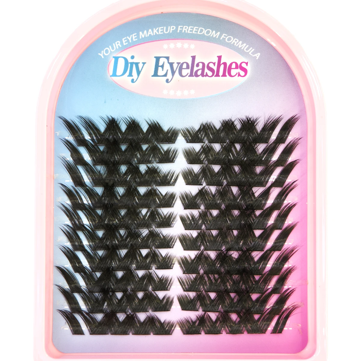 HBZGTLAD10row Fairy Lash Clusters Manga Cluster Wimpern Wimperncluster Wispy Wimpernverlängerungen Natürlicher Look C/D Curl Einzeln – Detail 3