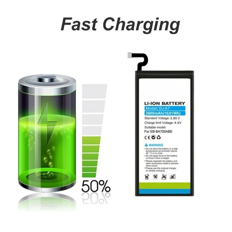 2600mAh High Capacity Battery for Samsung Galaxy A7 A7000 A7009 A700F Replacement EB-BA700ABE Li-ion Battery with Tools Kit
